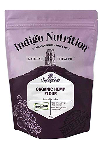 Indigo Herbs Harina de Cáñamo Orgánica 500g