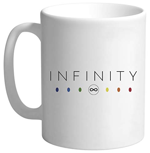 Infinity - Black Clean Hombre Blanco Taza