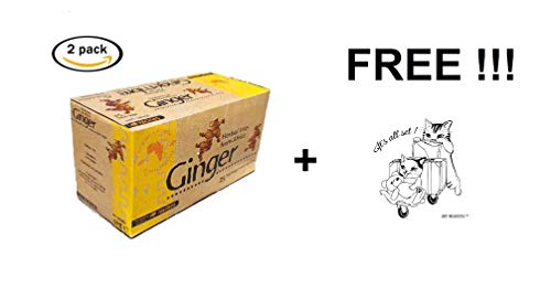 [ INFUSION 100% JENGIBRE ] Set de 2 cajas de infusión con jengibre 100% natural | La magia del rizoma del jengibre! | 2 x 25 sobres de 1.6g