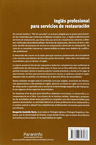 Inglés profesional para servicios de restauración