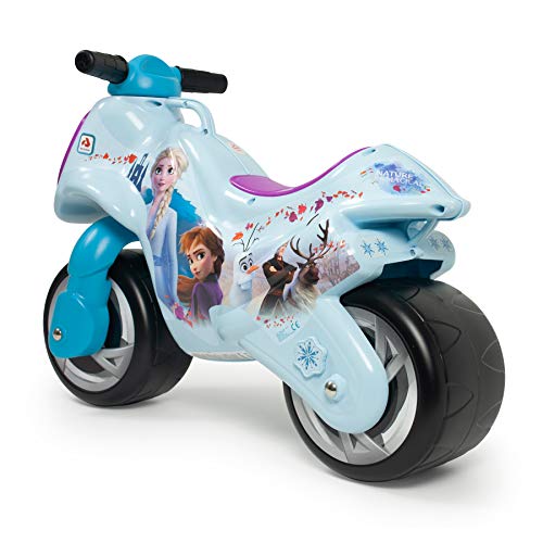 INJUSA Disney Elsa y Ana Moto Correpasillos Neox Frozen II, color azul (19028/000)