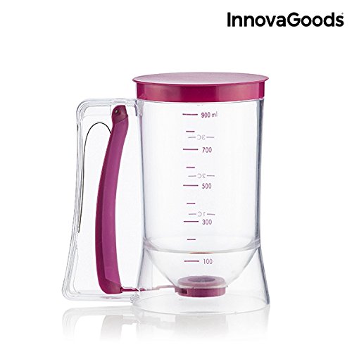 Innovagoods IG811525 Dispensadora De Repostería Con Recetario, Transparente/Rosa