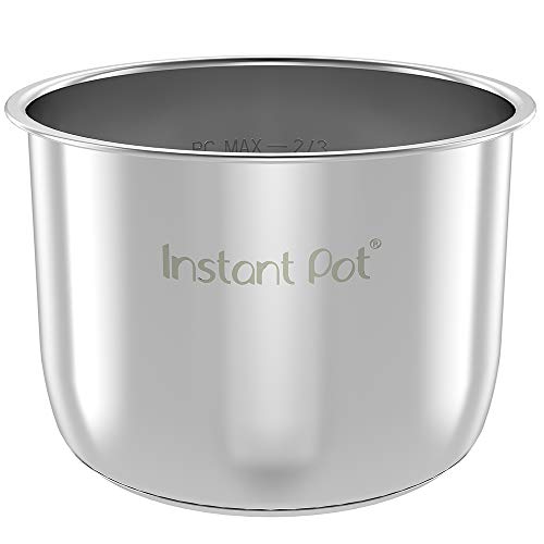 Instant Pot 3 3 Qt Pot, 3 Quart, Stainless Steel, acero inoxidable, acero inoxidable, 8 Quart