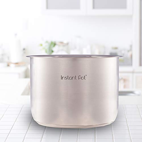 Instant Pot 3 3 Qt Pot, 3 Quart, Stainless Steel, acero inoxidable, acero inoxidable, 8 Quart