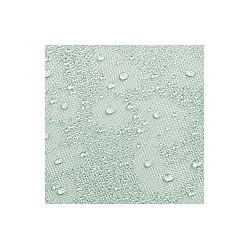 InterDesign Poly SC/Liner Cortina de baño de tela | Cortina impermeable con dobladillo reforzado | Cortina de ducha lavable a máquina, 183,0 cm x 183,0 cm | Poliéster verde mar