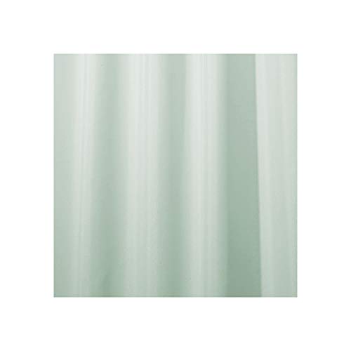 InterDesign Poly SC/Liner Cortina de baño de tela | Cortina impermeable con dobladillo reforzado | Cortina de ducha lavable a máquina, 183,0 cm x 183,0 cm | Poliéster verde mar