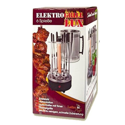 Intervalo Barbacoa Eléctrica pinchos barbacoa mesa grill Kebab Barbacoa 6 pinchos