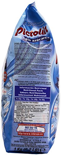 Intervan Pictolin - Caramelos sin azúcares de eucalipto con edulcorantes , 1 kg