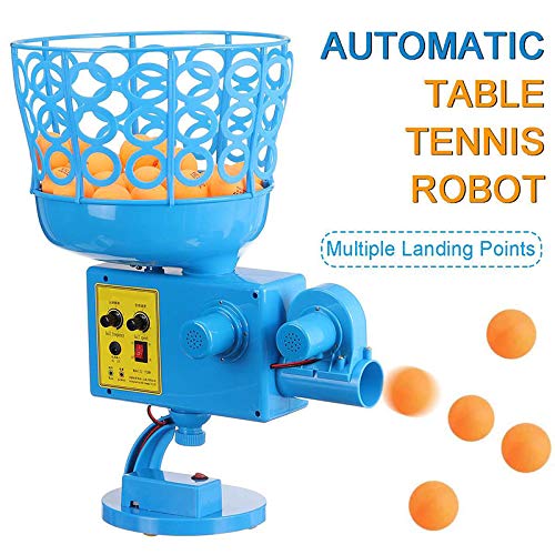 IOIOA Mesa De Ping Pong Profesional Robots Remitente del Cabeceo Servir Máquina Trainer Racquet Sports Net Recolección Dispensador Automático De Múltiples Puntos,multipoint