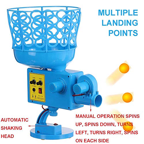 IOIOA Mesa De Ping Pong Profesional Robots Remitente del Cabeceo Servir Máquina Trainer Racquet Sports Net Recolección Dispensador Automático De Múltiples Puntos,multipoint