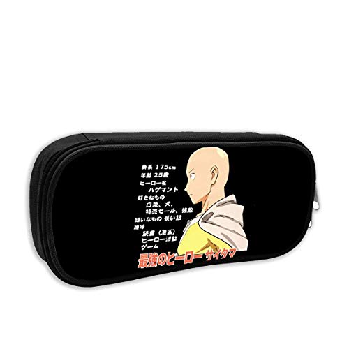 IOPLK One Punch Man Estuche para lápices Estuche para bolígrafos/Estuche para maquillaje/Estuche para cosméticos/Estuches para estudiantes