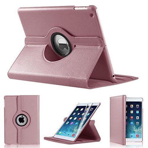 iPro Accessories 360 giratoria Flip Funda de Piel con Tapa para el Nuevo iPad Mini