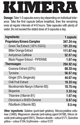 Iridium Labs Kimera Thermogenic Suplemento - 60 Cápsulas