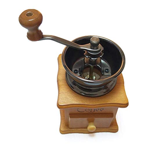 Irinay Molinillo De Café Manual Clásico Molinillo De Especias De Café Retro De Mano De Acero Inoxidable Mini Molino De Rebabas con Cerámica Venta Inicio Uso Diario Producto