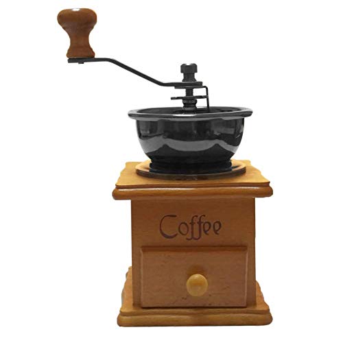 Irinay Molinillo De Café Manual Clásico Molinillo De Especias De Café Retro De Mano De Acero Inoxidable Mini Molino De Rebabas con Cerámica Venta Inicio Uso Diario Producto