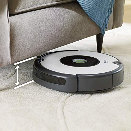 iRobot Roomba 605 - Robot aspirador óptimo para alfombras y suelos duros, Tecnología Dirt Detect, Sistema de limpieza en tres fases