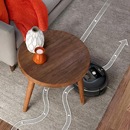 iRobot Roomba 981 - Robot aspirador, Wifi, Aspiración de alta potencia, Dirt Detect, recarga y sigue la limpieza, para mascotas, sugerencias personalizadas, compatibilidad con asistentes de voz