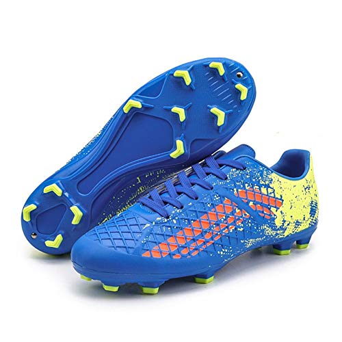 IRON JF De los Hombres Botas de fútbol Junior Adultos Unisex 3D patrón Carretera Que Picos Rugby Zapatillas Deporte Zapatos Cuero clavado Adolescente Fútbol Sala FG Zapatos la Zapatilla