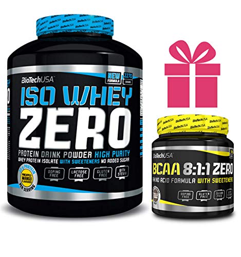 Iso whey zero 2,27 kgs chocolate + bcaa 8:1:1 180 grs