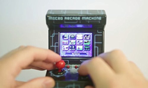 ITAL Mini Recreativa Arcade (Azul) / Mini Consola Portátil De Diseño Retro Con 250 Juegos / 16 Bits / Máquina Perfecta Como Regalo Friki Para Niños Y Adultos