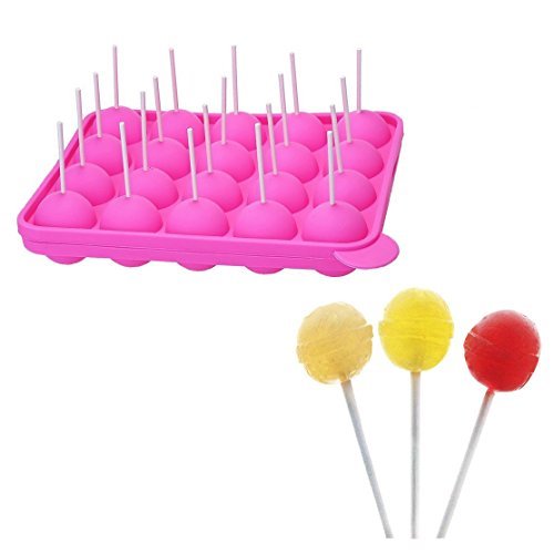 Itian Molde para Cake Pop - Silicone Cake Pop Molde hace 20 Cake pops