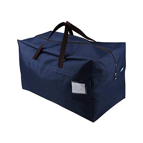 iwill createpro Decoración del Festival Artículos Almacenamiento Organizador Bolsos, IR a College Bolsa de Almacenamiento, Viajar Bolsa de Almacenamiento, 100L, Azul