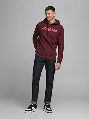 Jack & Jones JCOJUMBO Sweat Hood FST Sudadera con Capucha, Port Royale, S para Hombre