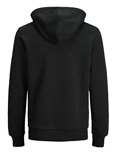 Jack & Jones Jjecorp Logo Sweat Hood Noos Capucha, Negro (Black Detail:Reg Fit), XX-Large para Hombre