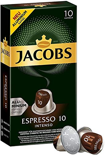 Jacobs Aluminum Nespresso® * - Vainas de café compatibles, paquete de 20 variedades (200 bebidas)