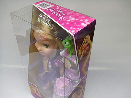 Jakks Pacific Disney Princesa Rapunzel 35 cm y Pascal con Set de Té para Dos Tea Time