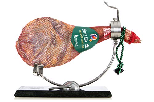 Jamones Bronchales - Paleta D.O. Teruel de Curación Natural en el Secadero más Alto de España, en la Sierra de Albarracín - 5 a 5,5kg aprox. - Curación mínima 15 meses - NO Incluye Jamonero