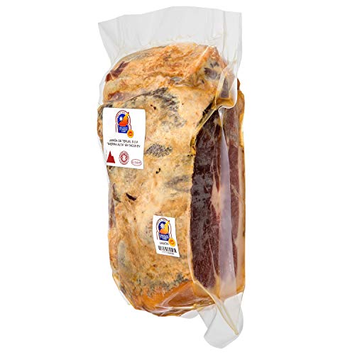 Jamones Bronchales - Taco de Jamón D.O. Teruel de Curación Natural en el Secadero más Alto de España, en la Sierra de Albarracín - 1 a 1,5kg aprox. - Curación mínima 24 meses