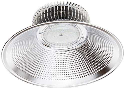 Jandei - Campana LED suspendida 100W 10500 lúmenes (=300W) luz blanca 6000K Interior IP20 para taller, almacén...