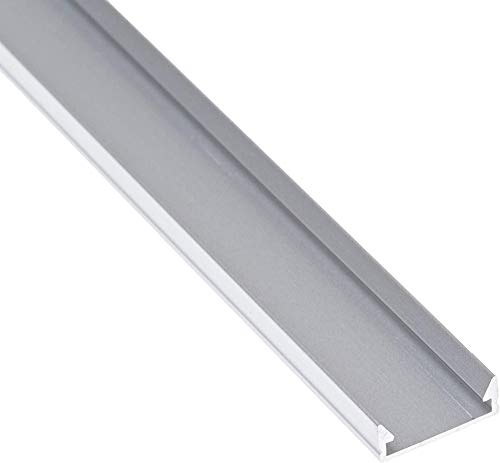 Jandei - Perfil Aluminio Tira led 2 Metros Superficie 14 x 5 mm