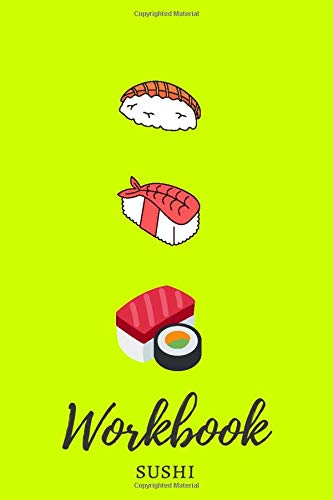 Japan Kawaii Green Sushi workbook: Lined journal Great birthday party gift for Girlfriend Women Premium cover sketchbook notebook diary for writing drawing doodling planning organizing