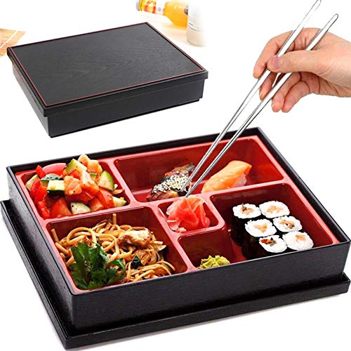 Japonés Bento Fiambrera Oficina Contenedor de Alimentos Portátil Arroz Sushi Catering