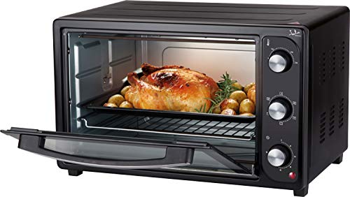 Jata HN936 Horno de Sobremesa con 4 Funciones Rotisserie Horno Grill y Convección con Capacidad de 36 l Luz interior Bandeja y Parrilla Medidas Externas 51 x 40,5 x 33 cm