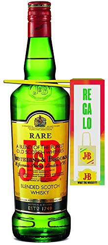 J&B Rare Whisky Escocés Pack con Bolsa de Tela de Regalo - 700 ml