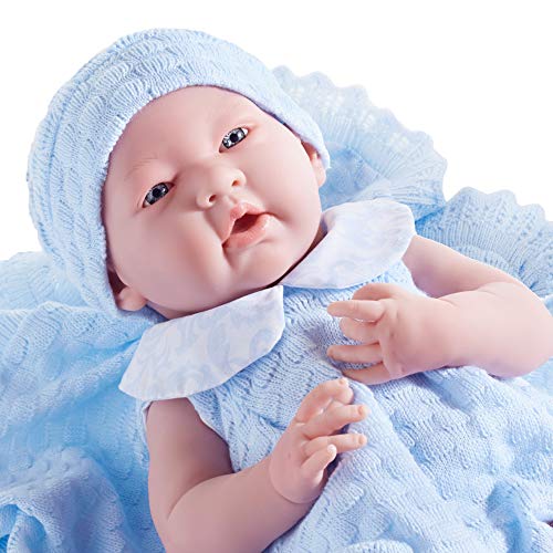 JC TOYS-La Newborn Muñeco bebé, Color Azul (18054)