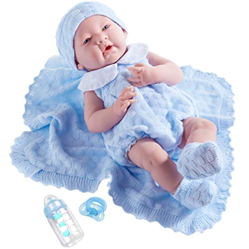 JC TOYS-La Newborn Muñeco bebé, Color Azul (18054)