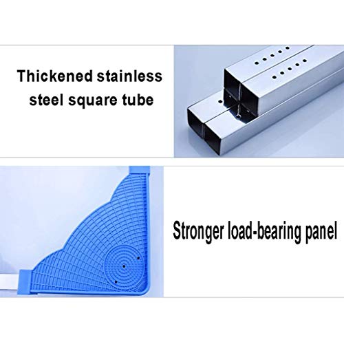 JCJ-Shop Soporte Multifuncional Ajustable para Refrigerador Acero Inoxidable Base para Lavadora con Soporte De Estante De 4 Pies Fuertes, para Secadoras Y Congeladores