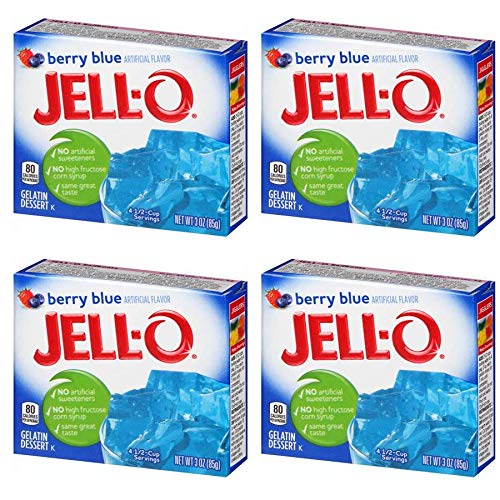 Jell-O Berry Blue 85 g (Pack of 4)