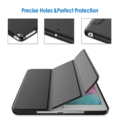 JETech Funda Compatible iPad Mini 5 (2019 Modelo 5ª generación), Smart Cover con Auto-Sueño/Estela, Negro