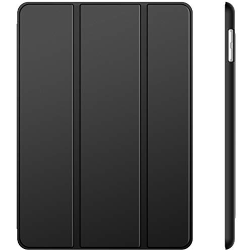 JETech Funda para iPad (9,7 Pulgadas 2018/2017 Modelo), Carcasa con Soporte Función, Auto-Sueño/Estela, Negro