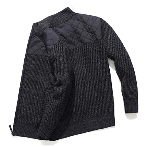 JiaMeng-ZI Ropa de Moda Mantener Caliente Cuello Alto Suéter de Punto Slim fit Chaqueta Otoño Invierno Casual Sweater Jacket al Aire Libre Cómodo Abrigo de Manga Larga