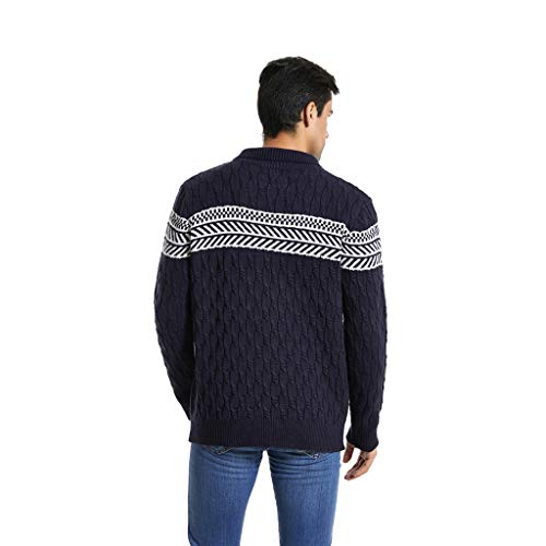 JiaMeng-ZI Ropa para Hombre Cuello Alto Slim Fit Suéter Cárdigan Chaqueta De Punto Rebeca para Hombre Básico con Botones Otoño Invierno Casual Mantener Caliente Sweater Blouse Top Jersey