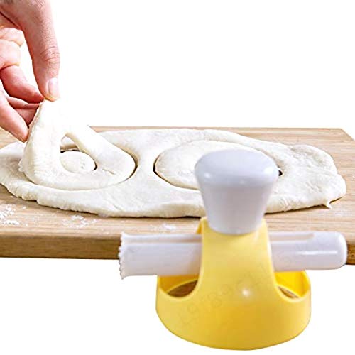 JK-2 El Moho rosquilla con el Clip de panadería Cortador Marco del Molde para Hornear Herramientas Donuts Maker para DIY de la Galleta de la Torta de Pan Postres