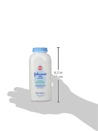 Johnson & Johnson - Polvo de almidón de maíz puro con aloe vera y vitamina E, 9 oz (el embalaje puede variar)