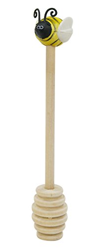 Joie Bote para Miel, Cerámica, Naranja, 8.26x8.6x9.52 cm