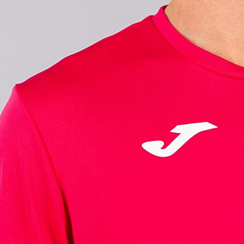 Joma Combi Camiseta Manga Corta, Hombre, Rosa (Fucsia), L